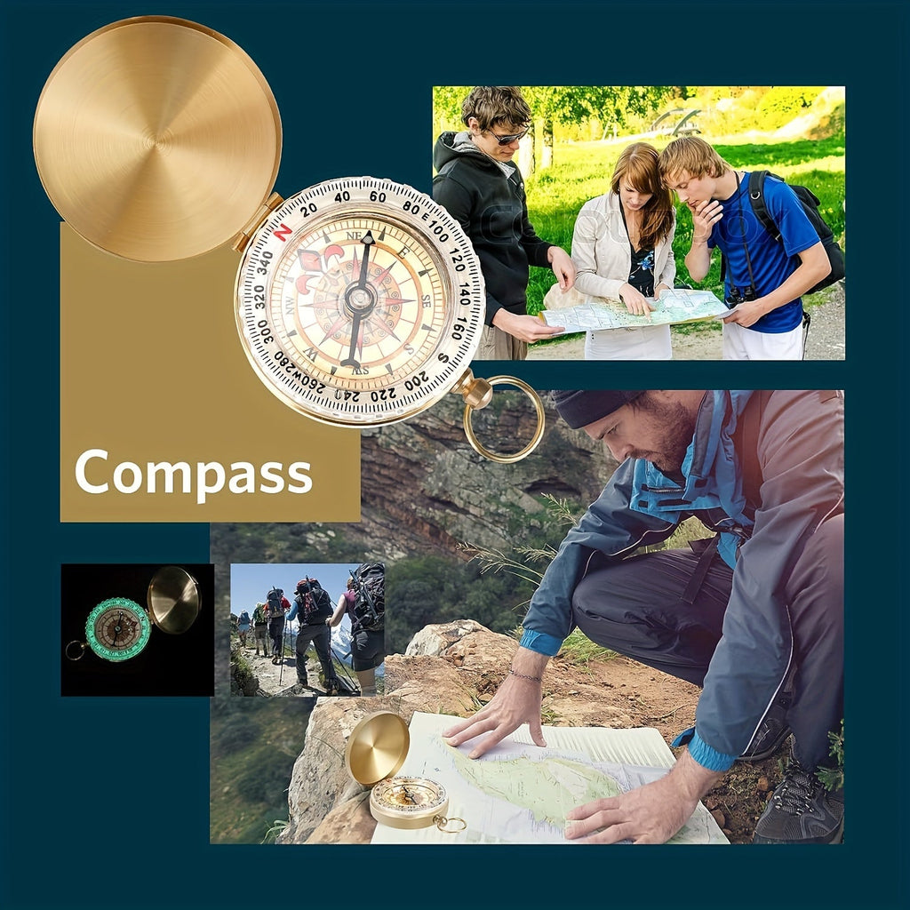 NNETM 14-in-1 Camping Survival Kit with Magnesium Rod