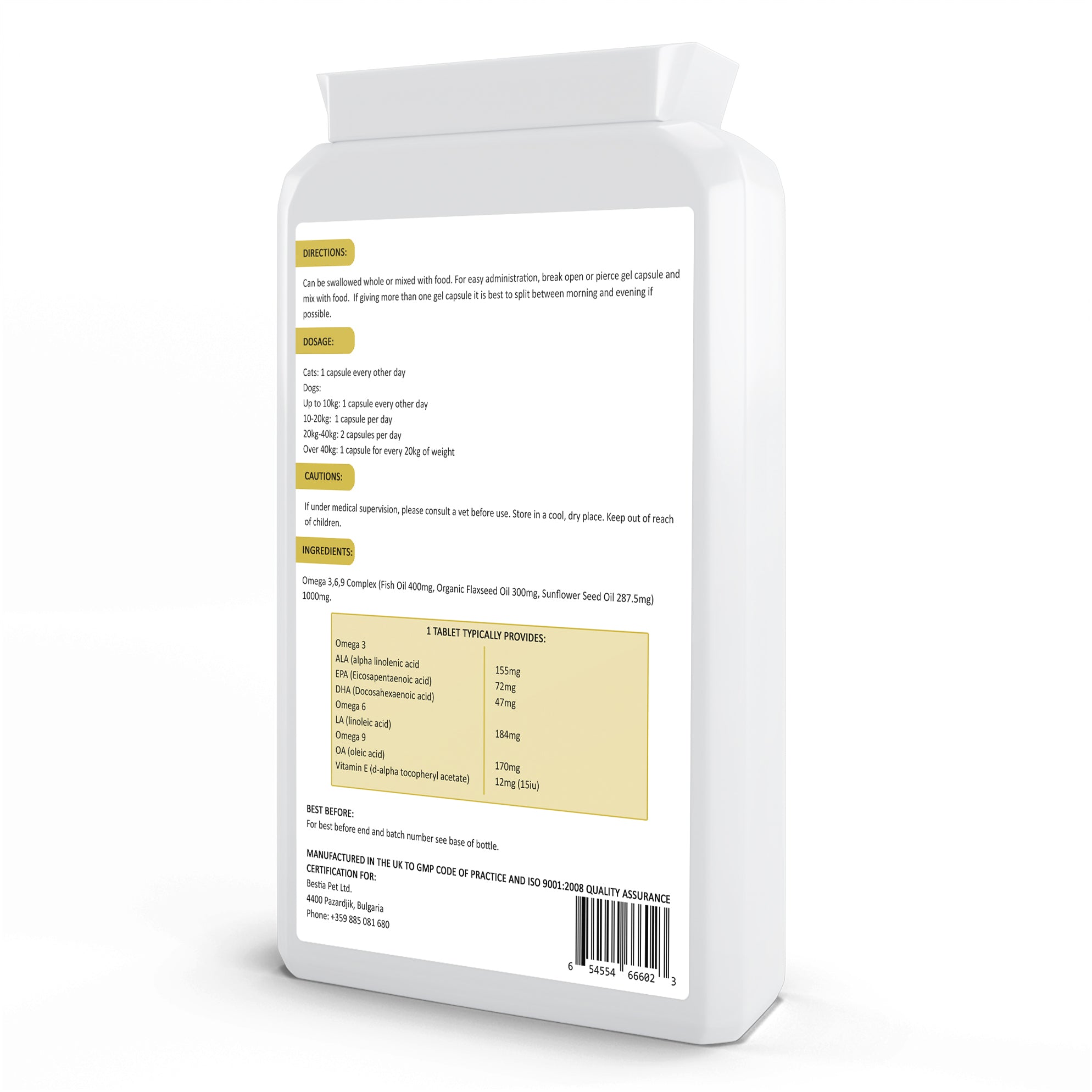 Bestia Dog Sport Omega 369-1