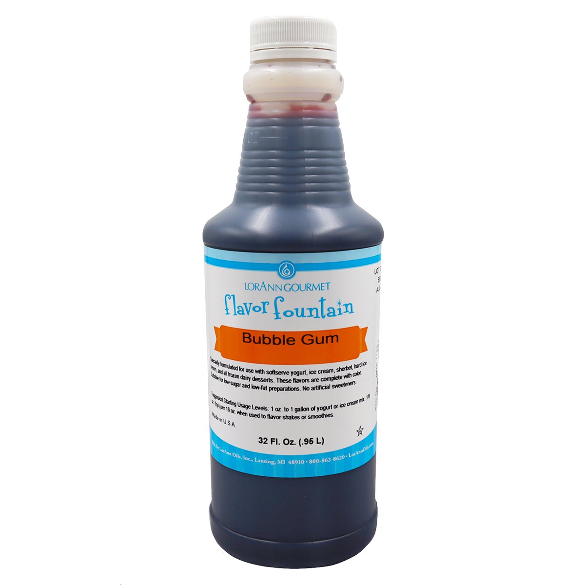 Bubble Gum Flavor - 4 oz. - 32 oz. - Ice Cream and Beverage Flavors - LorAnn Oils - Canadian Distribution