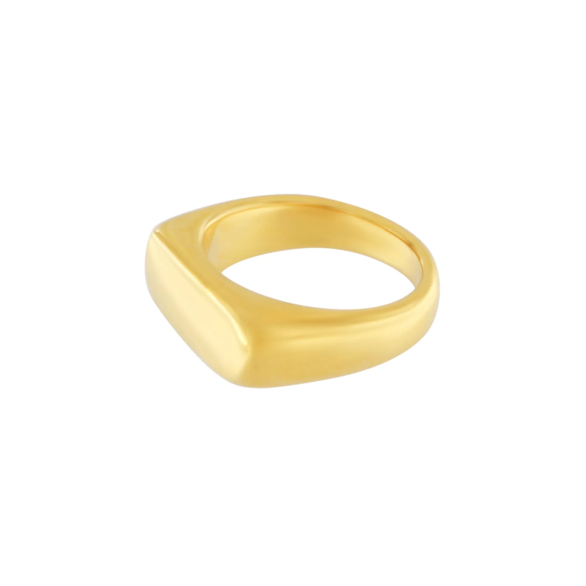 Passion Waterproof Square Ring 18K Gold Plating