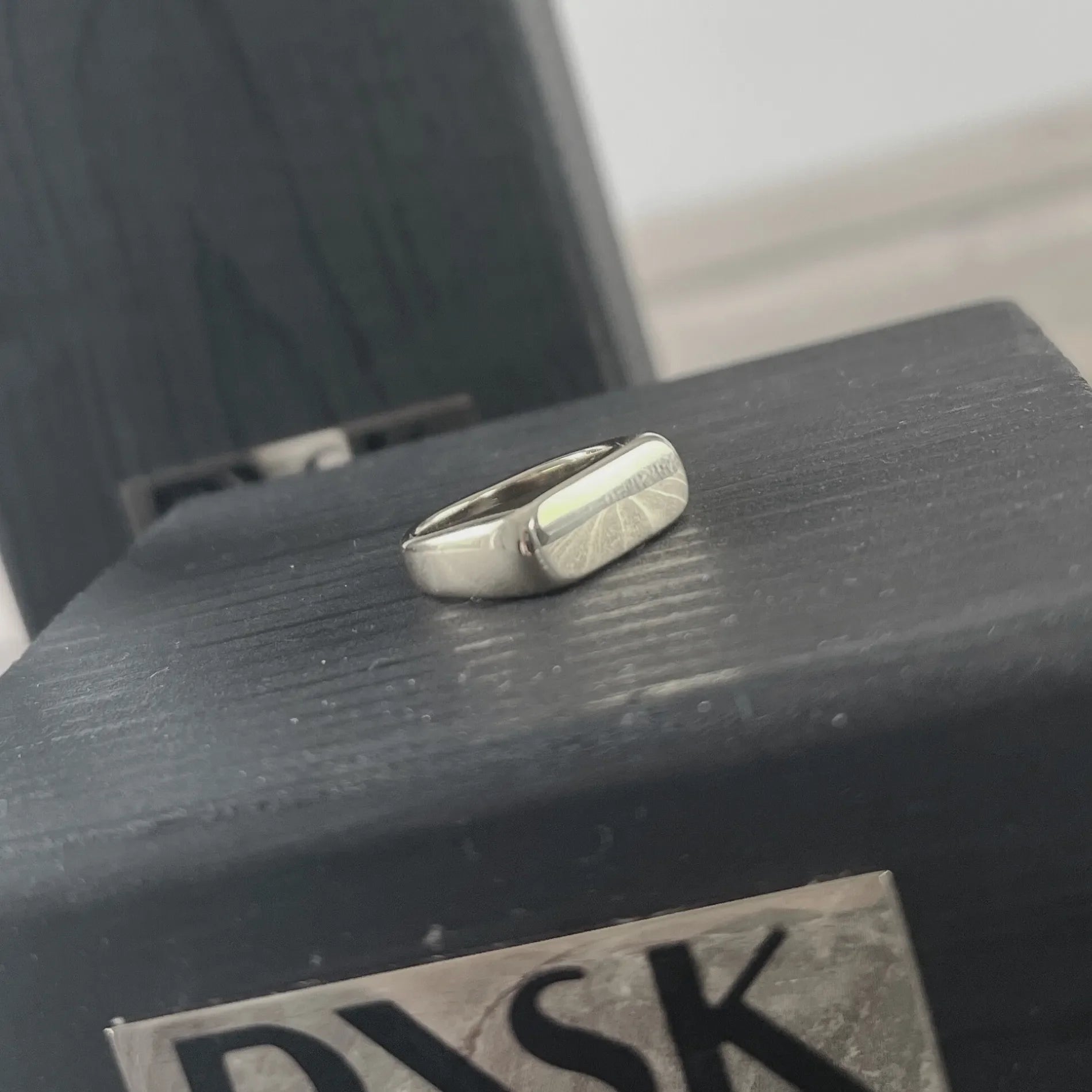 Passion Waterproof Square Ring 18K Gold Plating