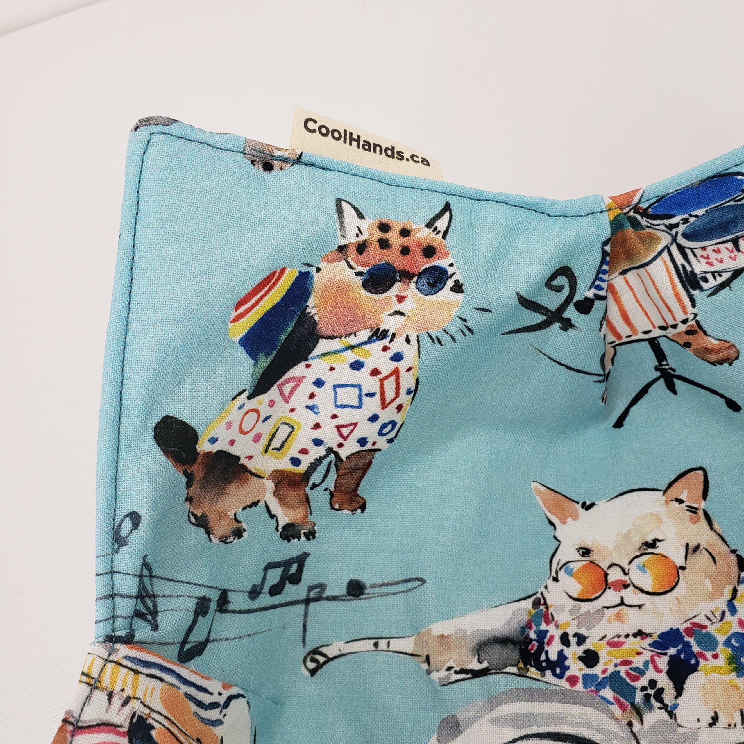 100% Cotton Microwavable Bowl Cozy - Hep Cats