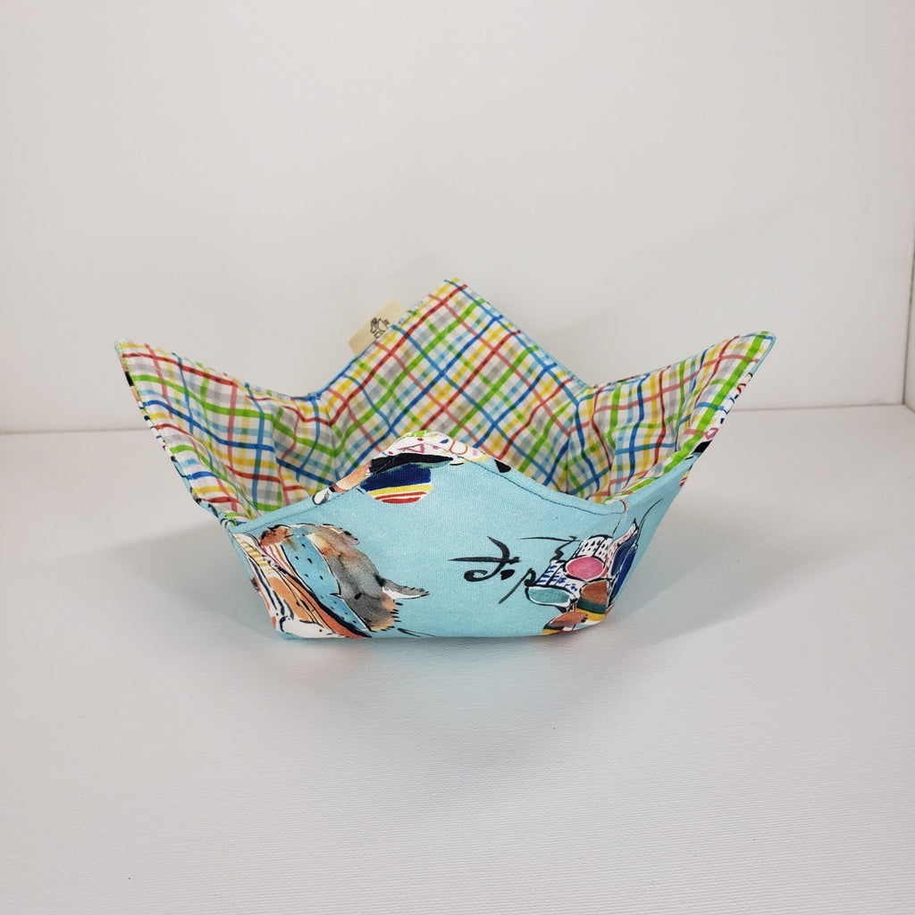 100% Cotton Microwavable Bowl Cozy - Hep Cats