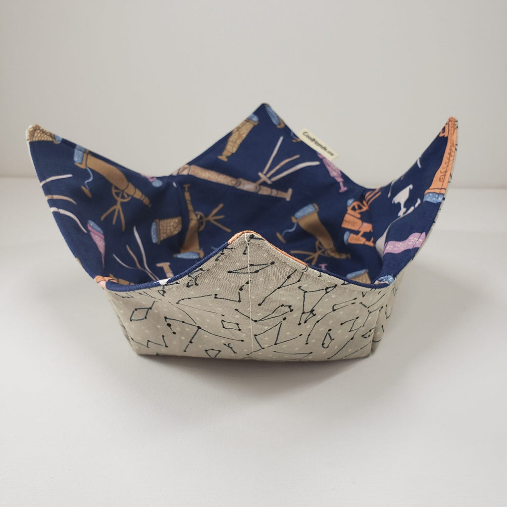 100% Cotton Microwavable Bowl Cozy - Star Gazer