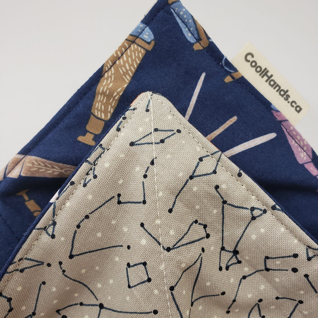 100% Cotton Microwavable Bowl Cozy - Star Gazer