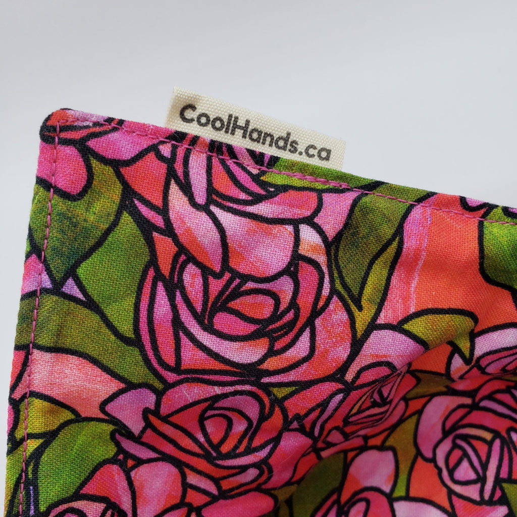 100% Cotton Microwavable Bowl Cozy - La Vie En Rose