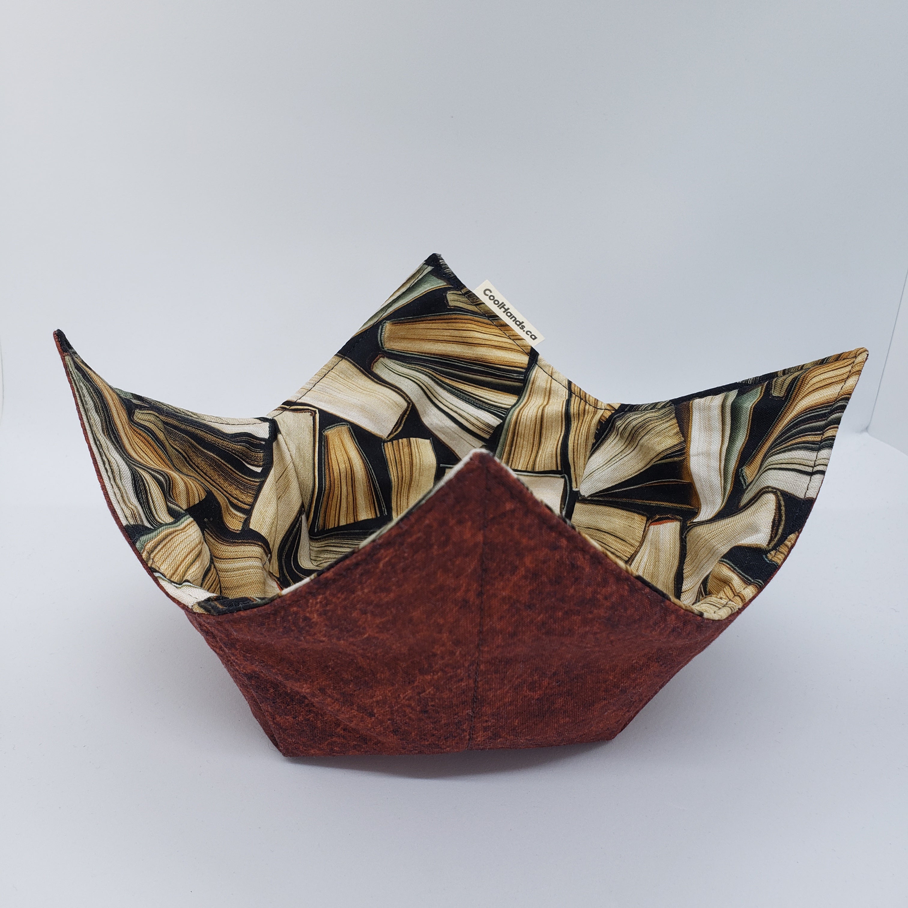 100% Cotton Microwavable Bowl Cozy - Bookish