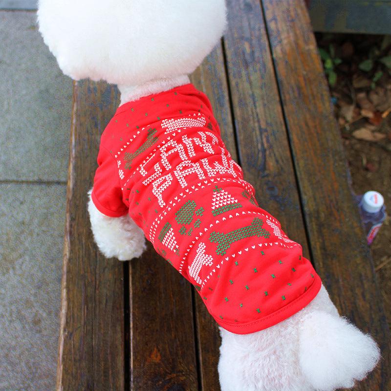 Festive Furry Friends: Christmas-Themed Pet Teddy Clothes