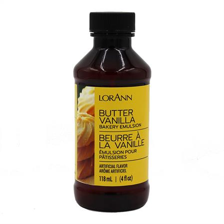Butter Vanilla Bakery Emulsion - 4 oz. - 16 oz. - 1 Gallon - 5 Gallons - Bakery Emulsions Canada