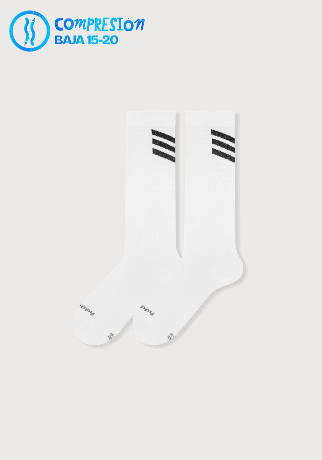Media Beneficios Compresión 15-20 mmHg Unisex