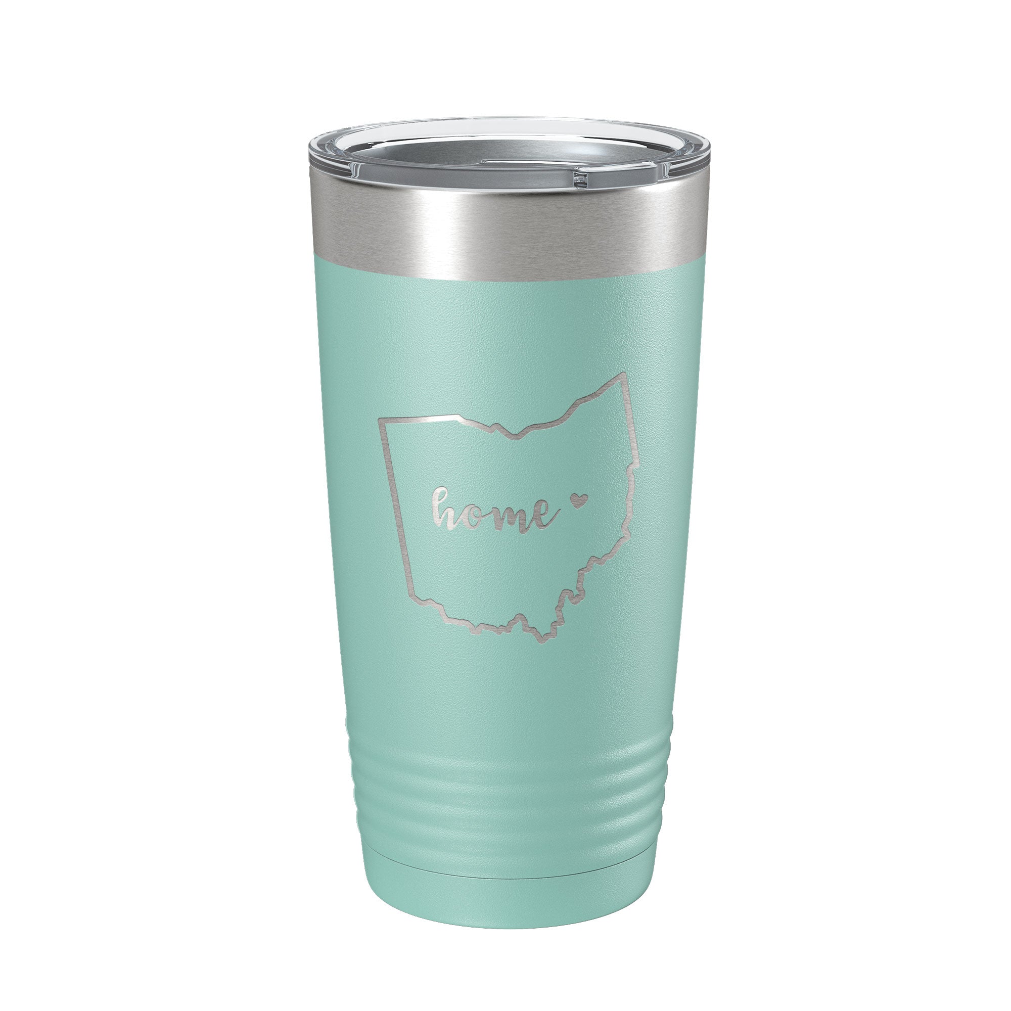 Ohio Tumbler Home State Travel Mug Insulated Laser Engraved Map Coffee Cup 20 oz