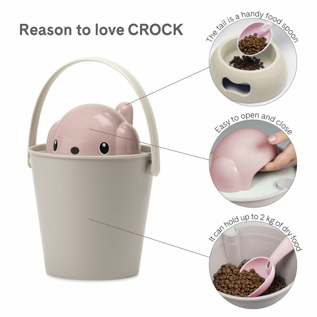 Pet food jar United Pets Pink 2 Kg