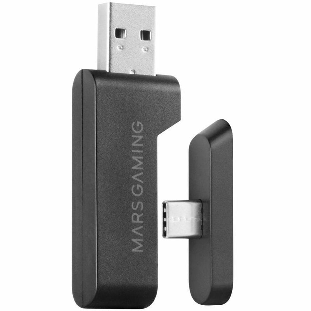 Gaming Headset with Microphone Mars Gaming MHWPRO Black-1