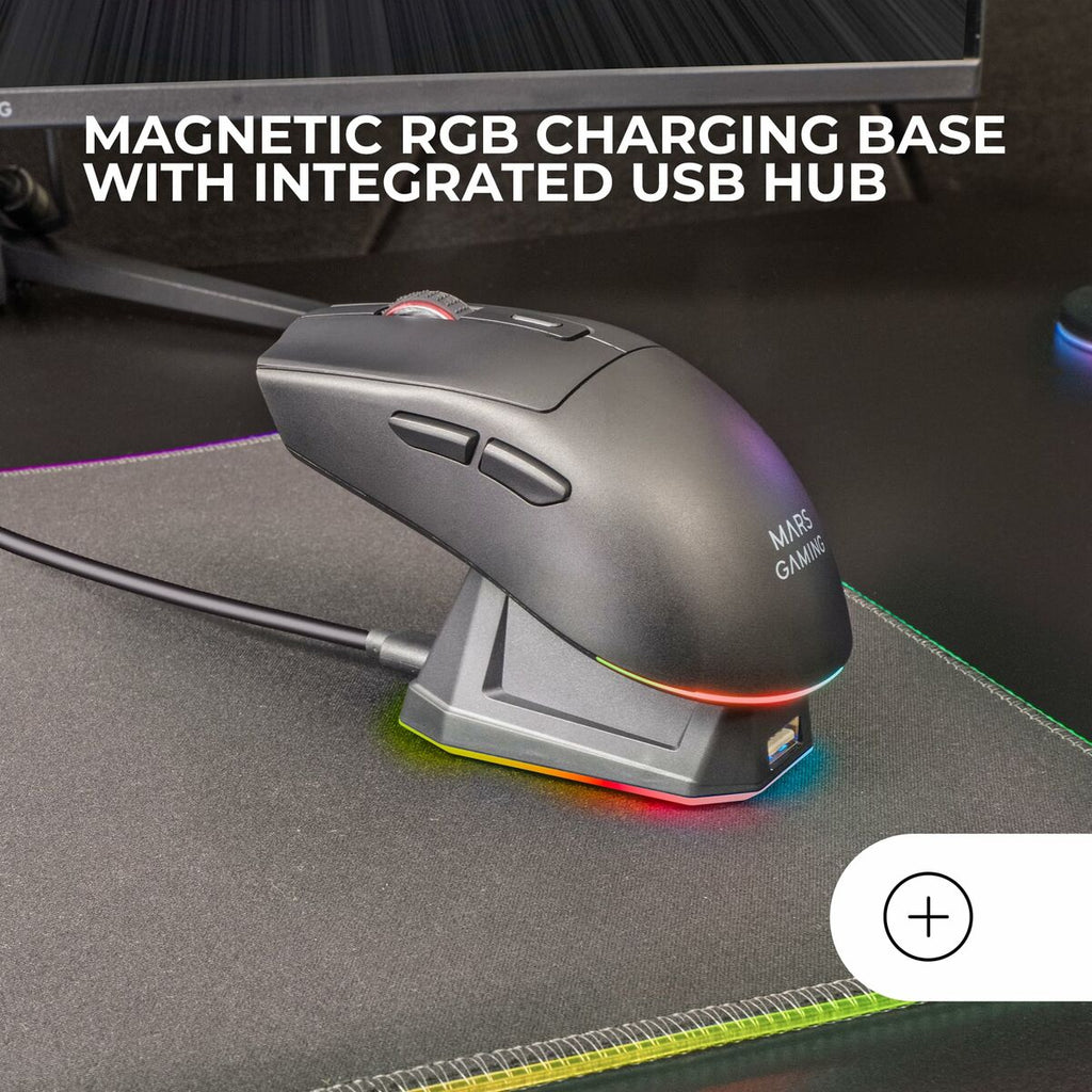 Gaming Mouse Mars Gaming MMT3 Black