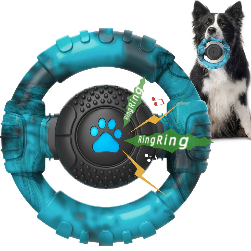 NNETM Steering Wheel Dog Chew Toy for Medium Dogs