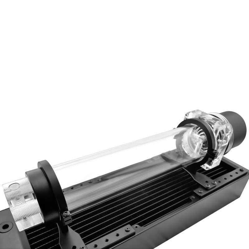 Singularity Computers Protium 250mm-es akril vízhűtés tartály - Fekete (SC-PROTIUM-L-BP)