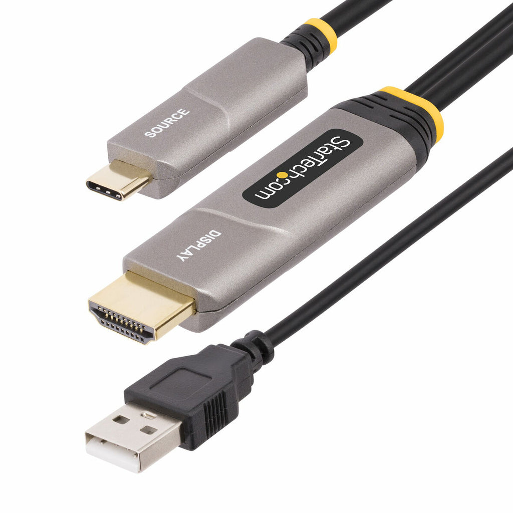 USB Cable Startech 145B-USBC-HDMI4K-AOC Black