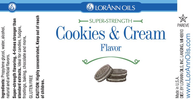 Cookies and Cream Flavoring - Super Strength Flavor 1 oz., 16 oz., 1 Gallon, 5 Gallons