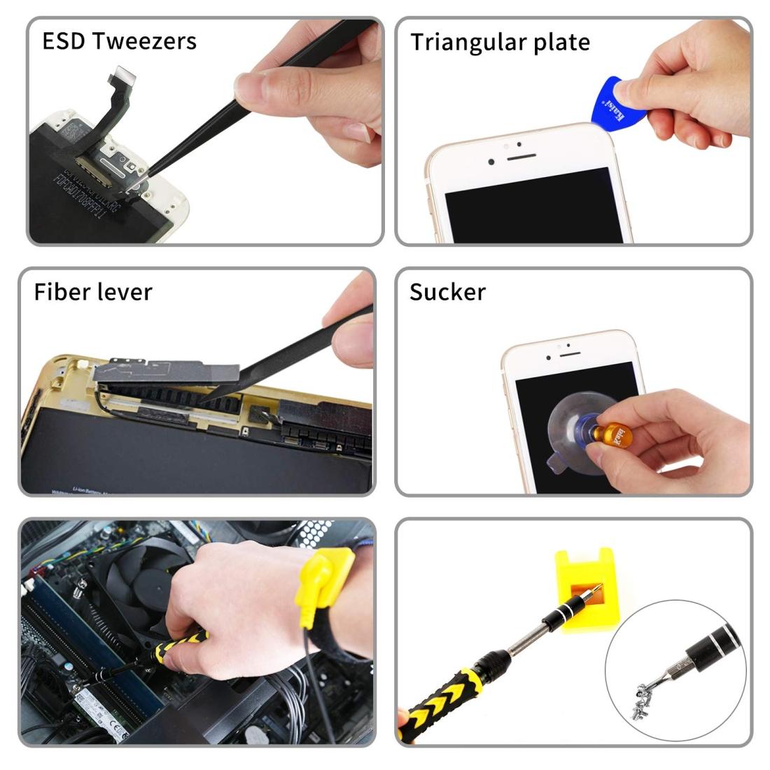 NNEIDS 38-In-1 Multifunctional Repair Tool Set For Computers And Phones
