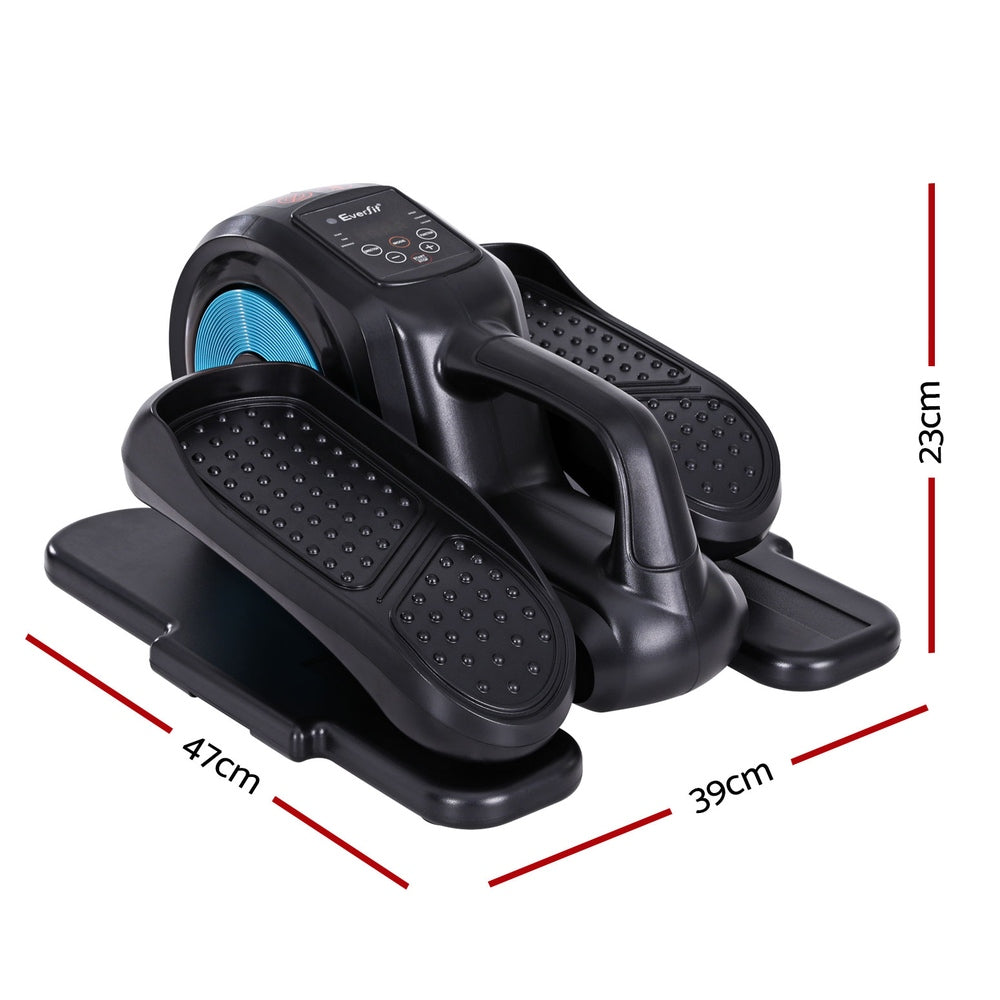 NNEDSZ Pedal Exerciser Mini Exercise Bike Elliptical Cross Trainer 50W Blue