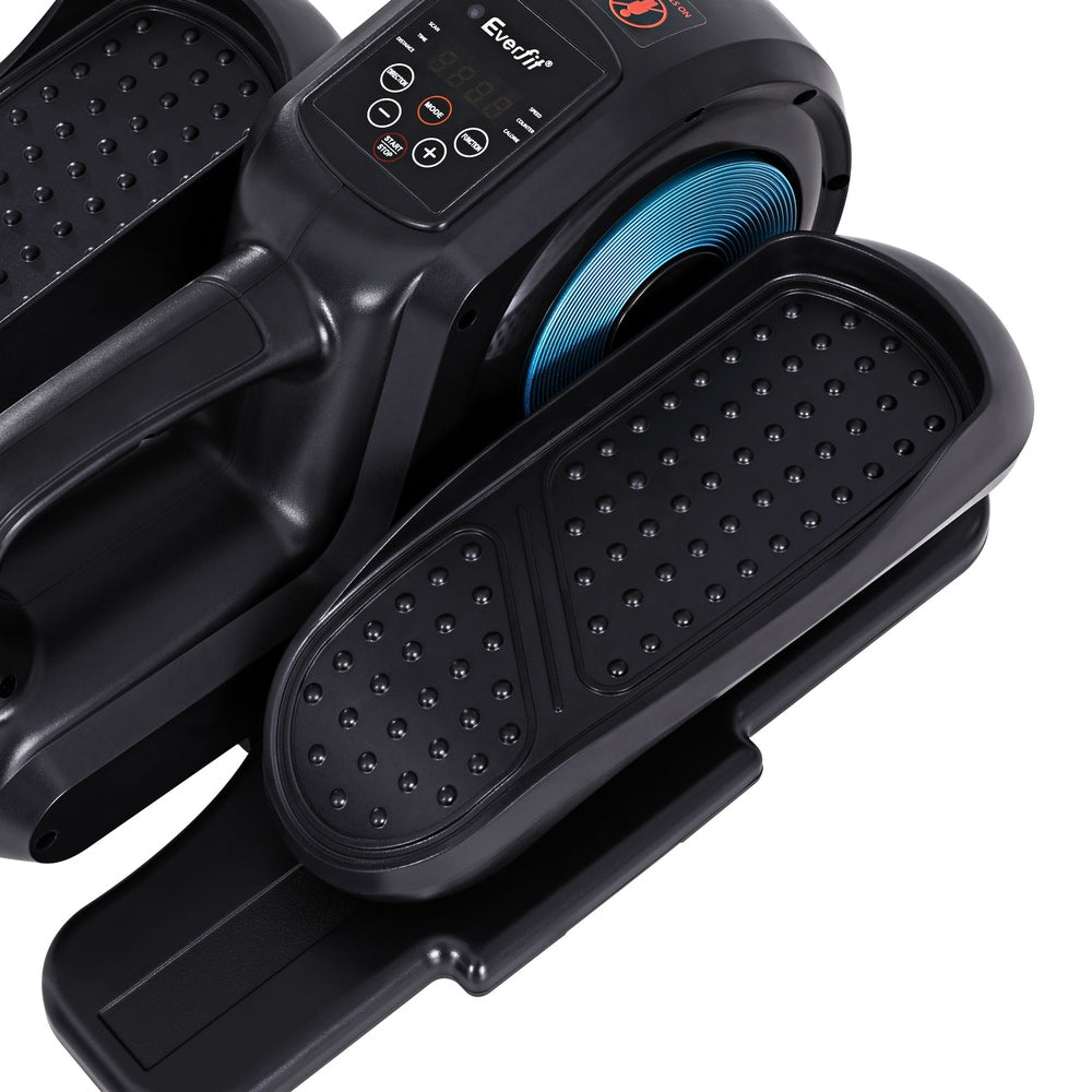 NNEDSZ Pedal Exerciser Mini Exercise Bike Elliptical Cross Trainer 50W Blue