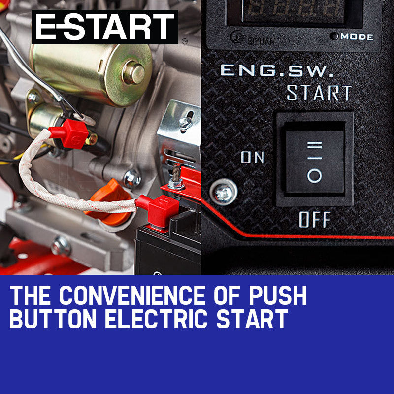 NNEMB 8.4kW Peak 6kW Rated Generator Single-Phase Petrol-Portable RCD