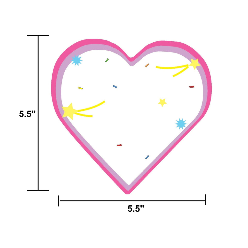 SHAPES ETC.  Large Cardstock Accents - Celebration Heart