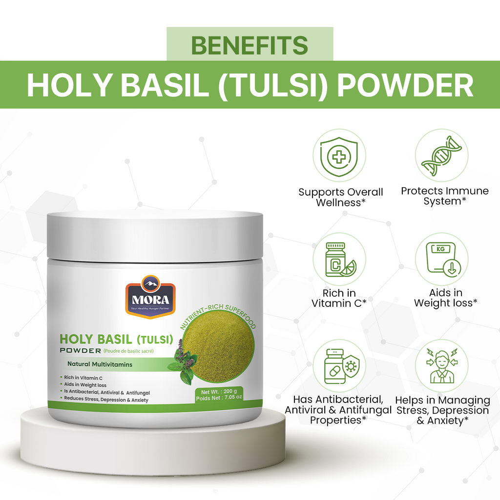 Holy Basil Powder for Respiratory, Immune & Stress Support
