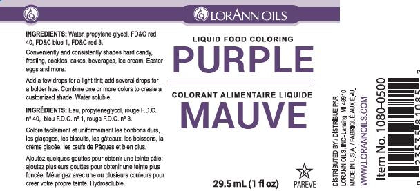 Purple Liquid Food Color - Liquid Food Coloring - 4 oz, 1 Gallon