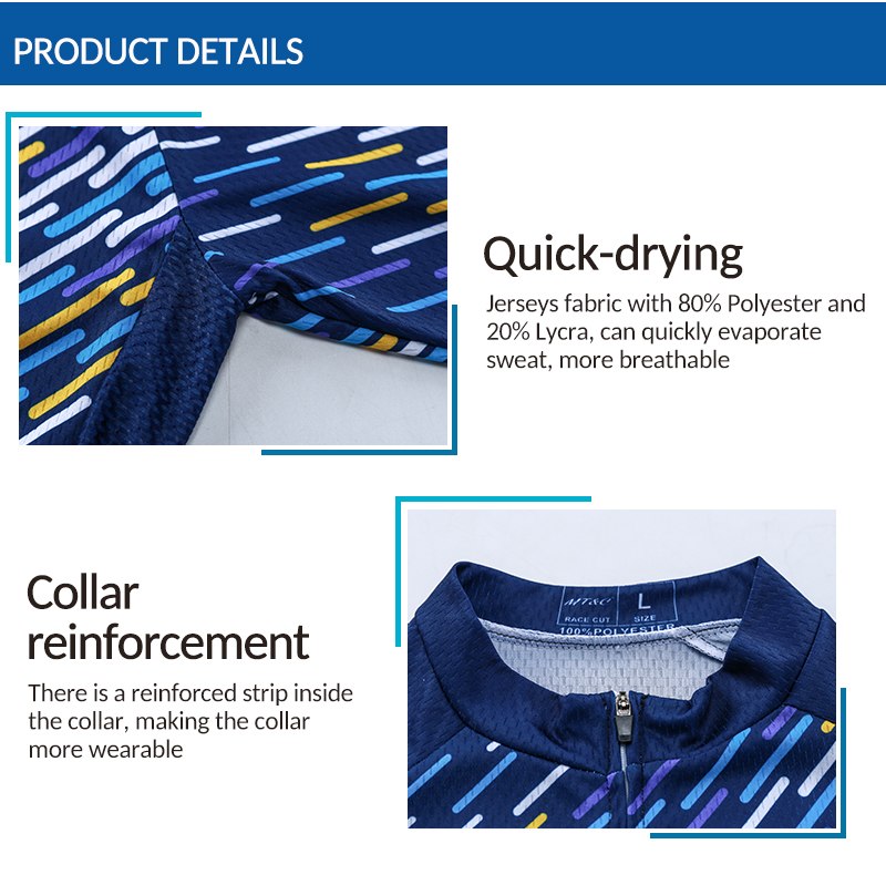 Men Abstract Data Breathable Quick Dry  Bike Clothes