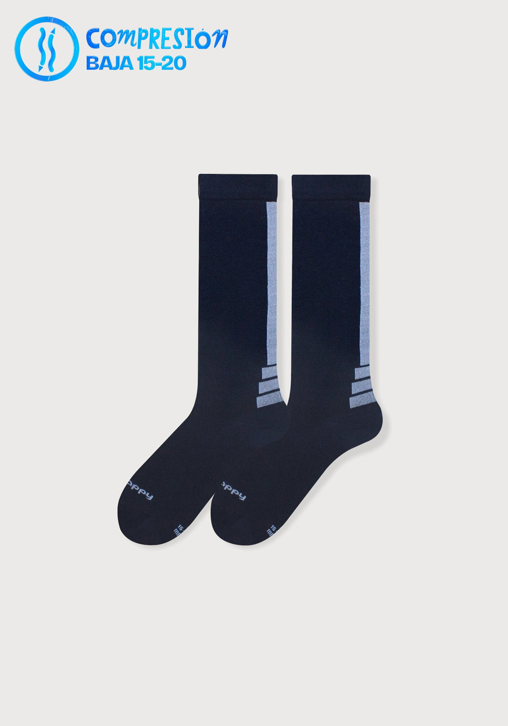 Media Beneficios Compresión 15-20 mmHg Unisex