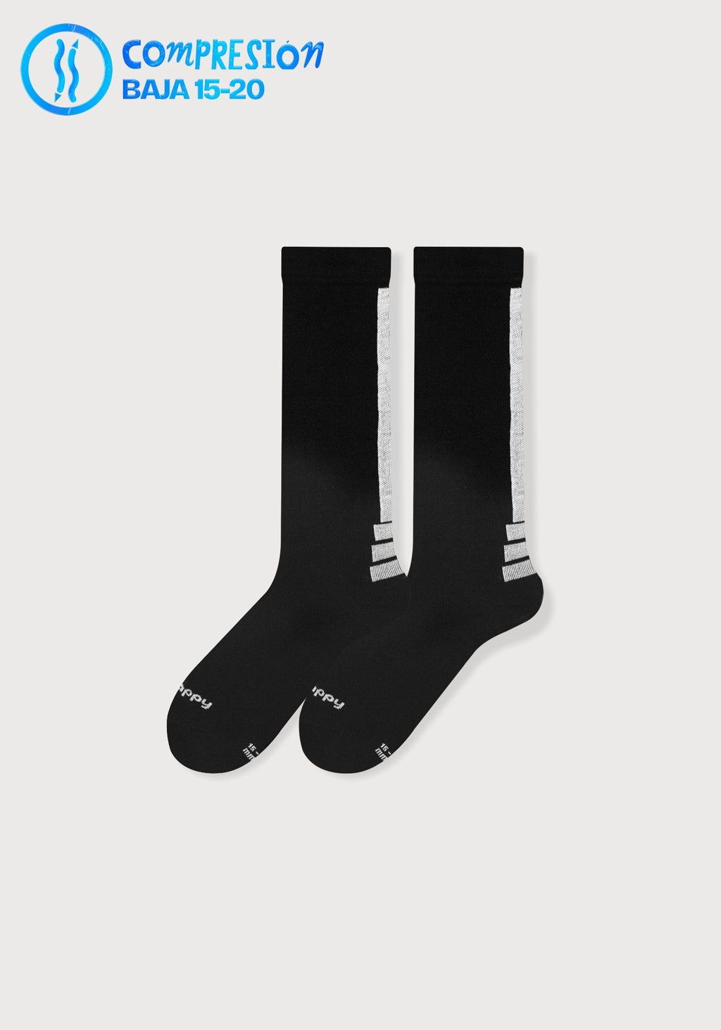 Media Beneficios Compresión 15-20 mmHg Unisex