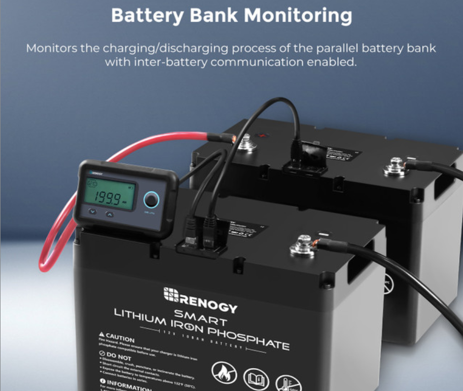 Monitoring Screen for Smart Lithium Battery Series