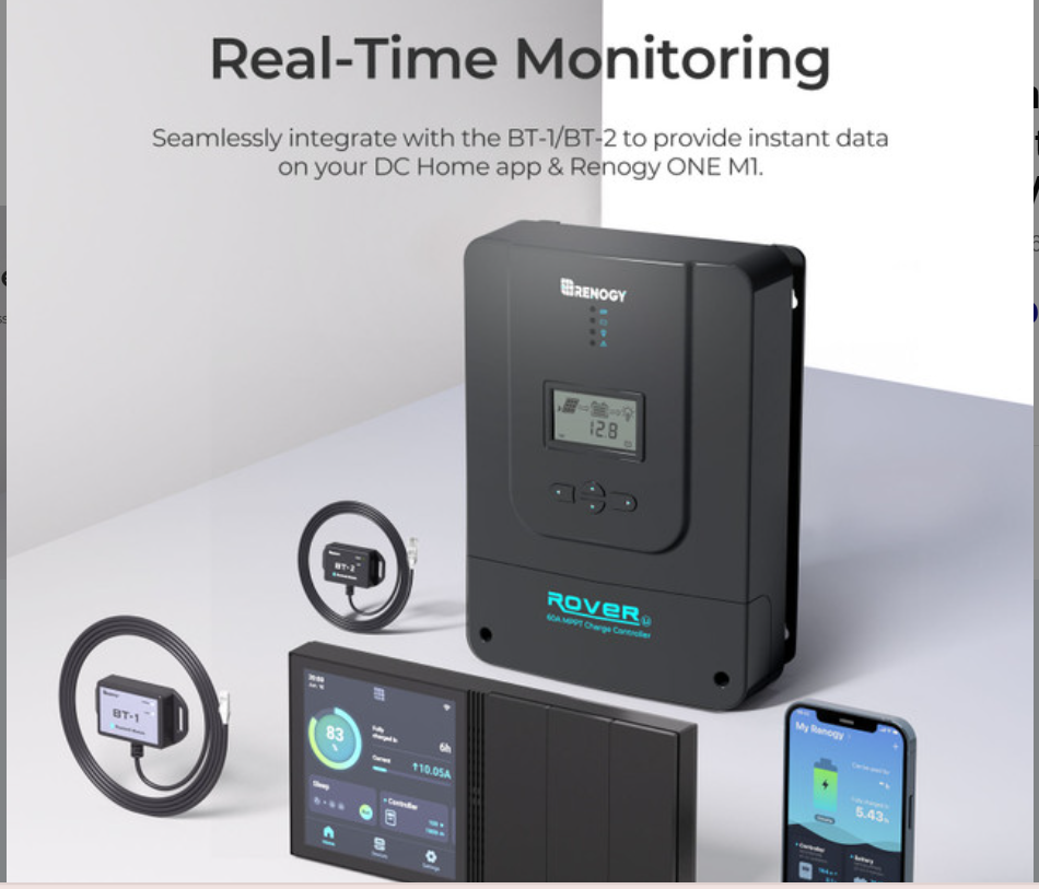 Rover 60Amp MPPT Solar Charge Controller 12V/24V/36V/48V