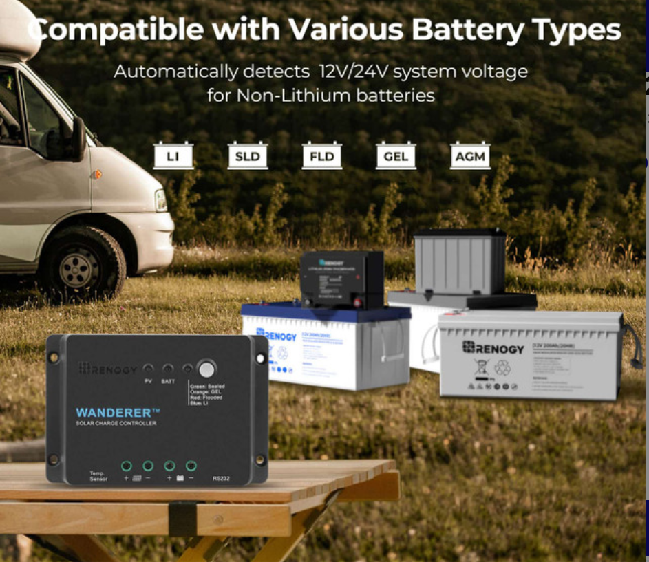 Wanderer Li 30A PWM Charge Controller 12V