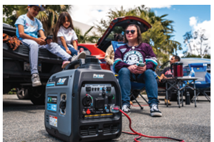 Pulsar Products GX400BN Dual Fuel 4000W Inverter Generator with CO ALART