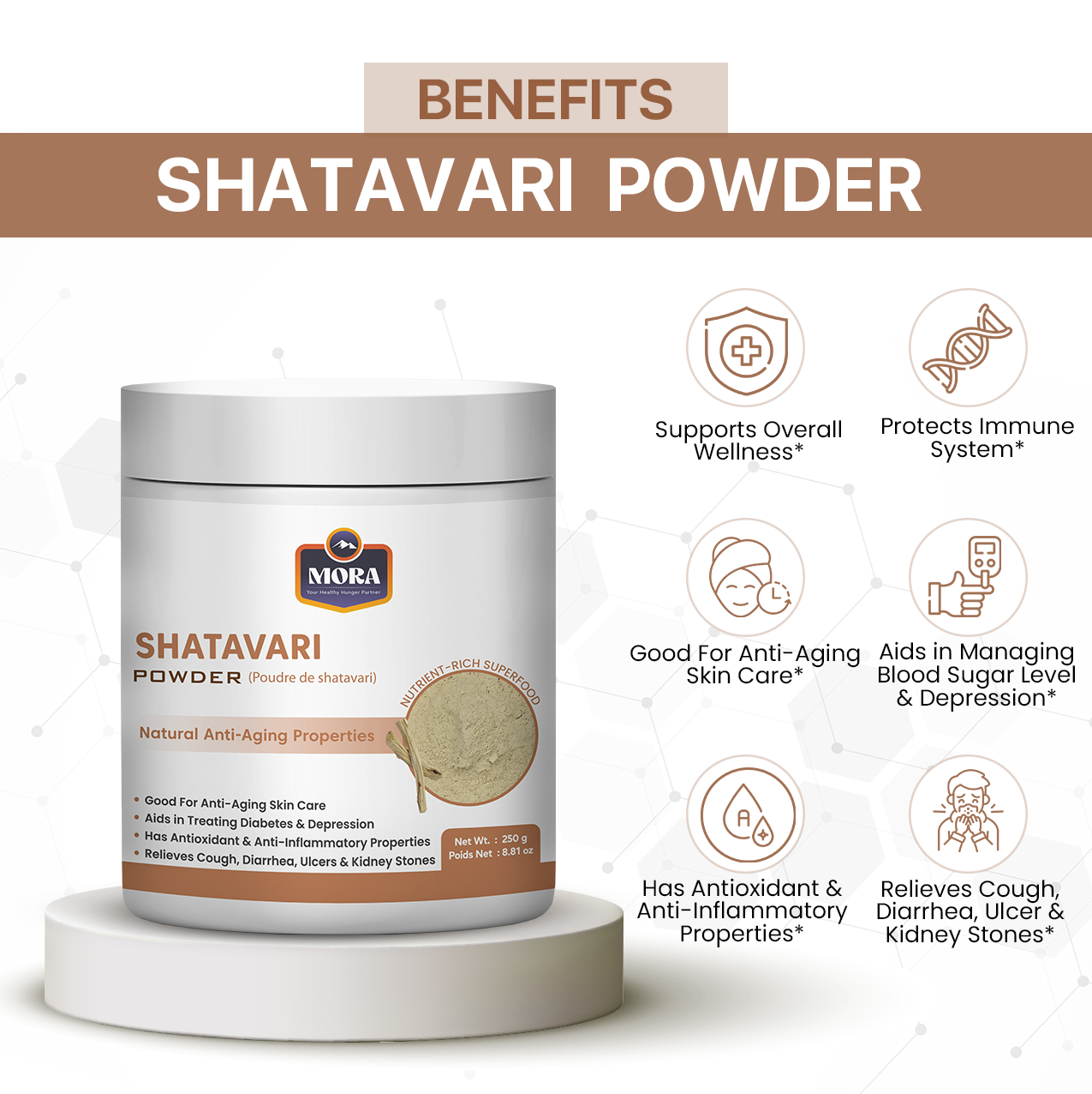Shatavari Powder for Hormonal Balance & Vitality