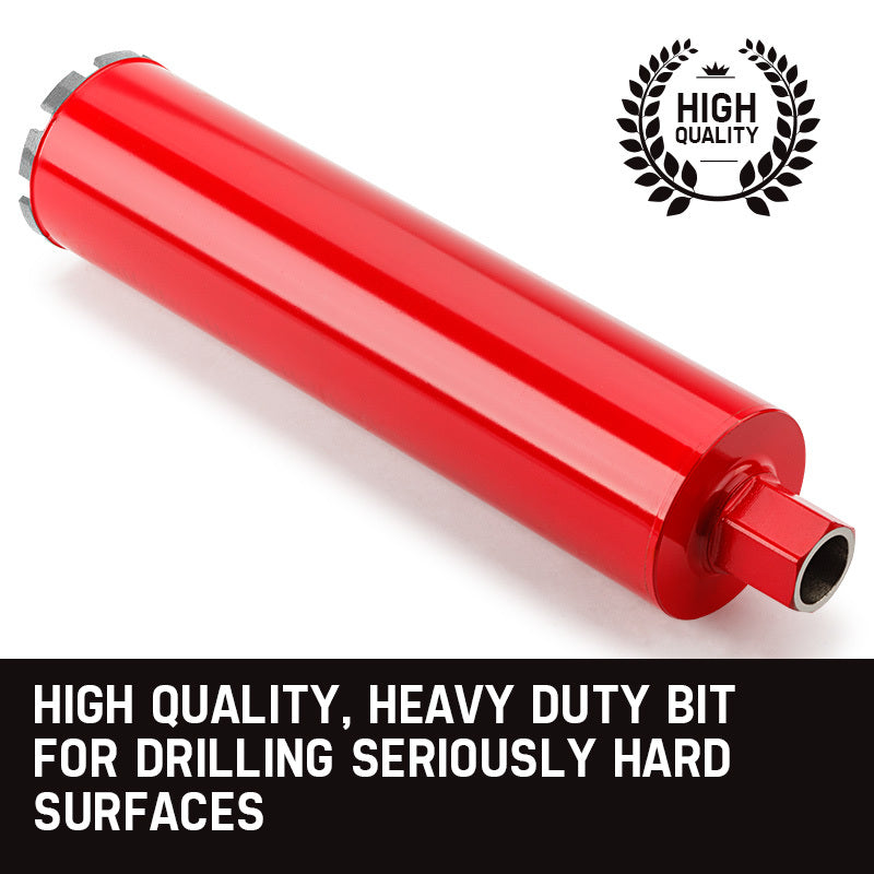 NNEMB Diamond Core Drill Bit 102mm Concrete Wet Dry Tile Stone Brick Marble 1-1/4 UNC