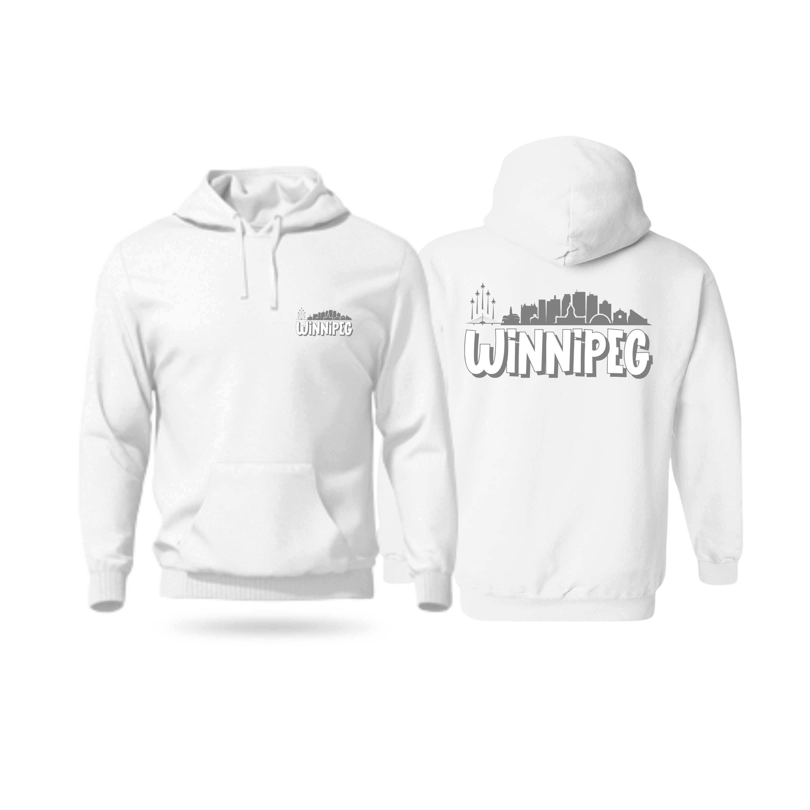 Winnipeg White Hoodie