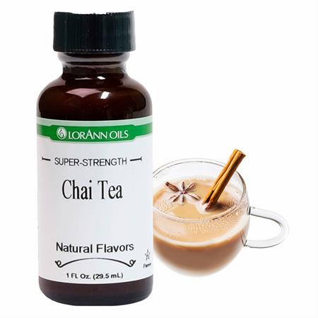 Chai Tea Flavoring - Super Strength Flavor 1 oz., 16 oz., 1 Gallon, 5 Gallon