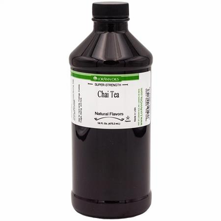 Chai Tea Flavoring - Super Strength Flavor 1 oz., 16 oz., 1 Gallon, 5 Gallon