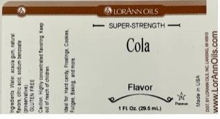 Cola Flavoring - Super Strength Flavor 1 oz., 16 oz., 1 Gallon, 5 Gallon