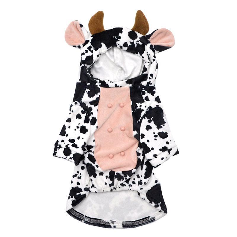 Cow Print Pet Costume - Adorable And Creative Dog Clothes