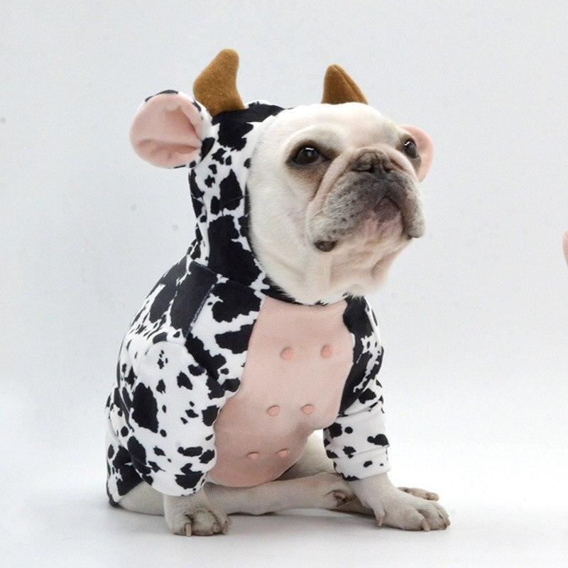Cow Print Pet Costume - Adorable And Creative Dog Clothes