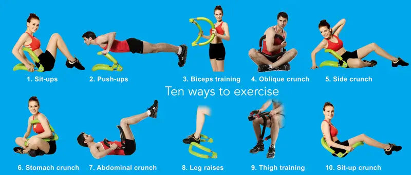 1pc Sit Up Exercise Equipment - Apple Green Abdominal Exercise Machine