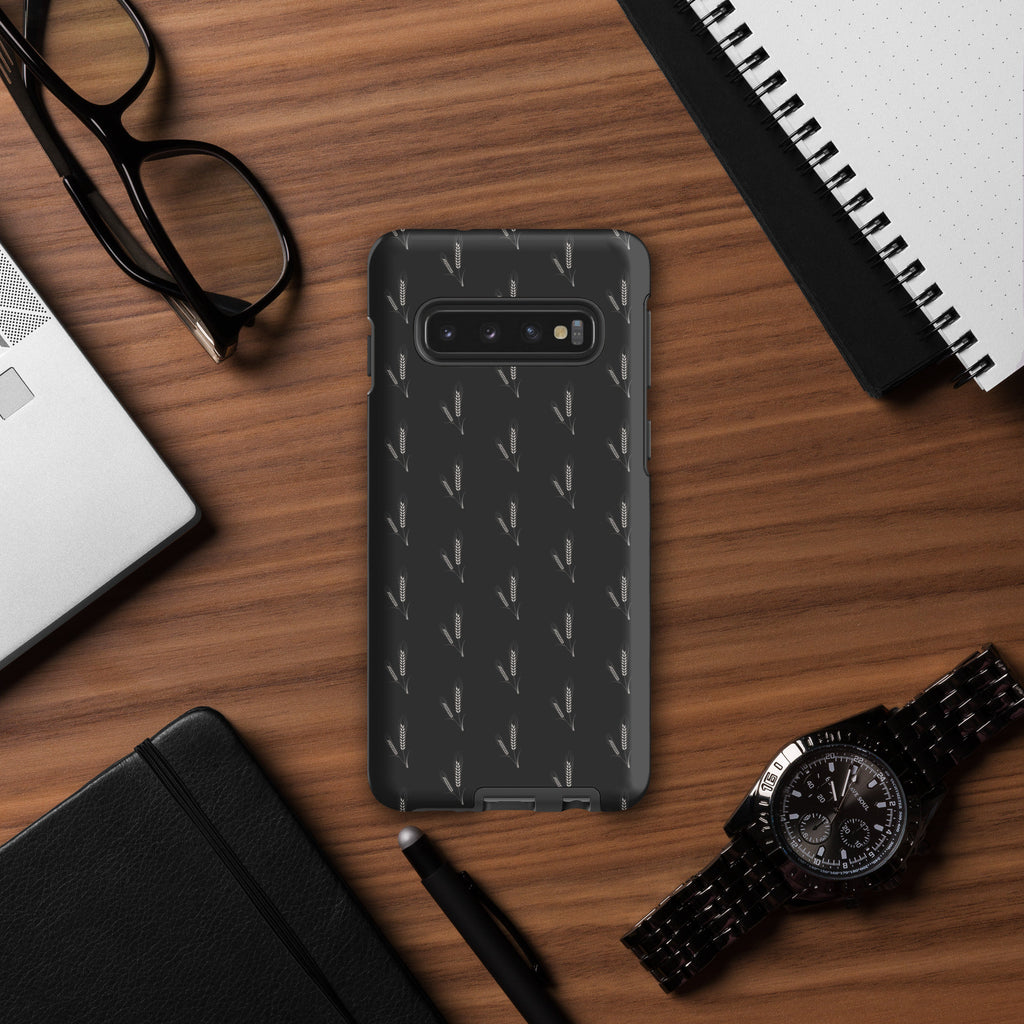 Grano Pattern Tough Case for Samsung® - Dark Grey-1