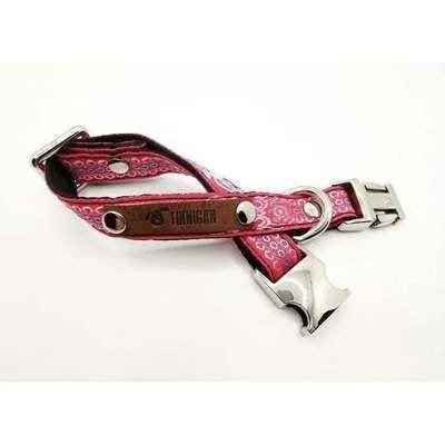 Finnigan Small Dog Collar: Personalised Engraving & Designer Fabrics