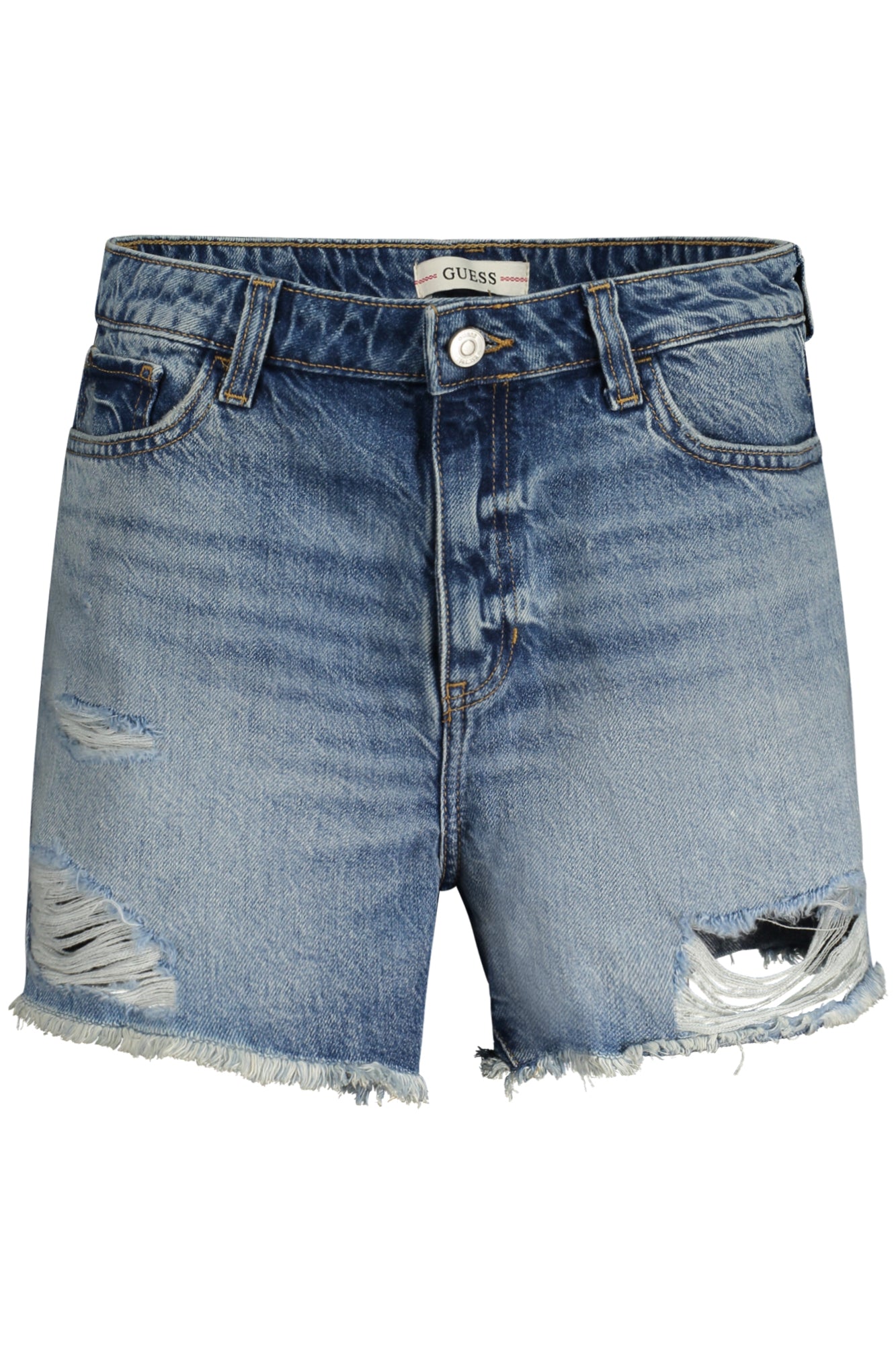 GUESS JEANS WOMEN'S SHORT JEANS BLUE