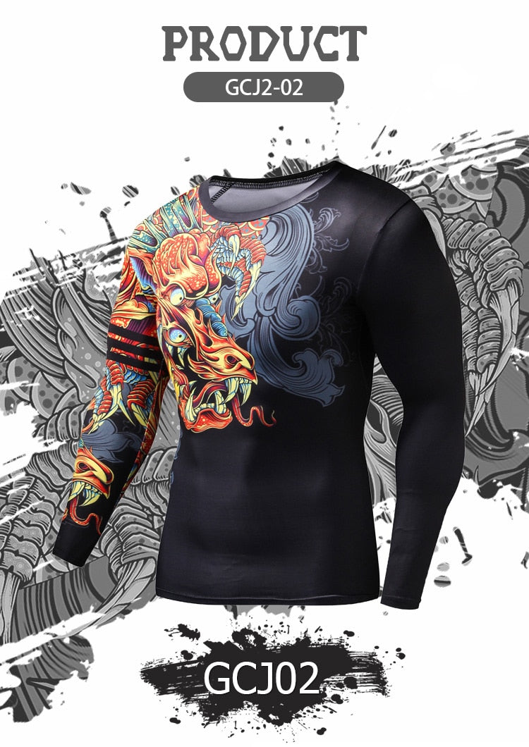 Funny T Shirts Chinese Style Dragon 3d T Shirt Fashion Hip Hop Party Brand Clothing Men Plus Fitness Clothing