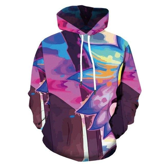 Mens Streetwear 3d Printed Clothing Casual Hoodie
